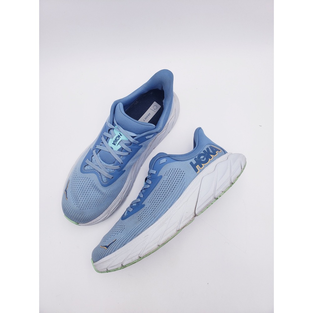 Hoka Arahi 7 Road Running Shoes Blue Stability Sneakers Men's Size 12 D WIDE